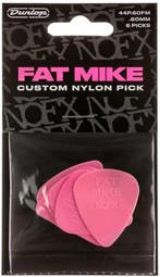 Jim Dunlop Fat Mike NOFX Nylon plectrum 0.60 mm 6-pack, Ophalen of Verzenden, Nieuw, Elektrische gitaar