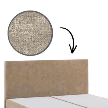 Pullman | Detroit Hoofdbord | 200 cm | Taupe | OUTLET 50%, Ophalen, Nieuw