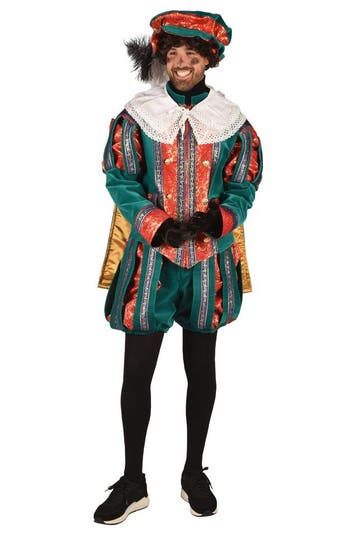 Piet Supreme Zaragossa Turquoise Rood - XL, Diversen, Sinterklaas, Verzenden, Nieuw