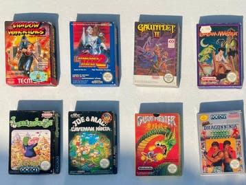 Nintendo - Nes - Lote de 8 Jogos NES PAL B — Coleção Vintage, Nieuw