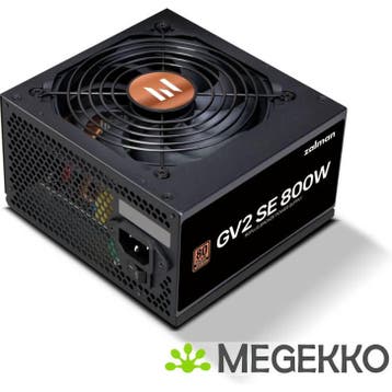 Zalman GV2SE power supply unit 800 W 20+4 pin ATX ATX Zwart, Verzenden, Nieuw