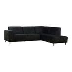 Hoekbank Oklahoma | Antraciet, Huis en Inrichting, Banken | Bankstellen, Ophalen of Verzenden, Nieuw