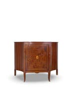 Wandtafel - Hout, Mahonie, Messing