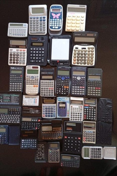 Casio - Rekenmachine (28) - 1980-1990 - Vintage, Spelcomputers en Games, Spelcomputers | Overige Accessoires