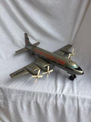 Vintage Flying Tiger Line N447T Blikken Vliegtuig – Made in