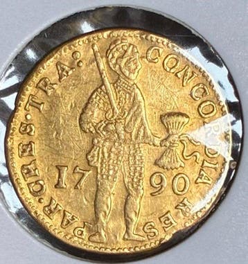 Nederland, Utrecht Gouden Dukaat 1790 / Zeldzaam / Verkade