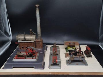 Wilesco – Stationäre Dampfmaschine D16 mit, Antiek en Kunst