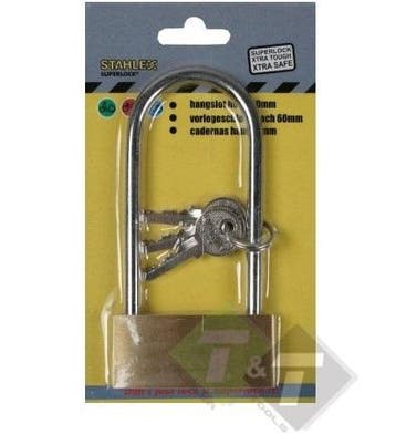 Hangslot Hoog, 60mm, Hangsloten, Slot, Hoge Hangslot., Ophalen of Verzenden, Nieuw