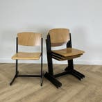 Eromes schoolstoel / stapelstoel zithoogte 46 cm, beuken -, Huis en Inrichting, Gebruikt, Zwart, Ophalen of Verzenden, Eén