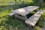 Rockwood® Picknicktafel Oud Baddinghout 1.80m (5cm dikte), Tuin en Terras, Picknicktafels, Ophalen of Verzenden, Nieuw, Rechthoekig