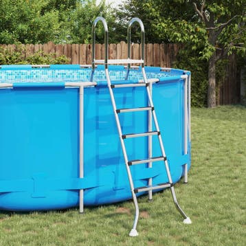 vidaXL Ladder voor bovengronds zwembad 224 x 175 cm 5-traps, Verzenden, Nieuw