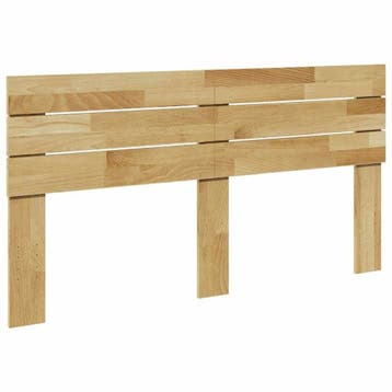 Hoofdbord 160cm Massief Eiken | Retourdeal 76% Korting, Bruin, Tweepersoons, Ophalen of Verzenden, Zo goed als nieuw