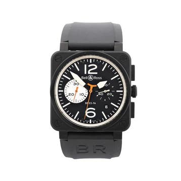 Bell & Ross - BR 03 - BR03-94-S - Heren - 2010-2020, Nieuw