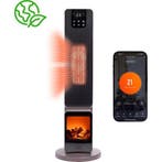 QLT Toren Heater met Vlammenspel en Wif - 2000W, Verzenden, Nieuw