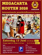 Megacarta Houten 12-13 Juni, grootste ansichtkaartenbeurs NL, Gelopen