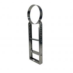 Verstelbare muurbeugel RVS ø200mm (550-900mm), Ophalen of Verzenden, Nieuw
