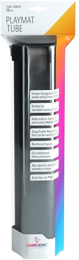 Playmat Tube Zwart | GameGenic - Trading cards, Verzenden, Nieuw