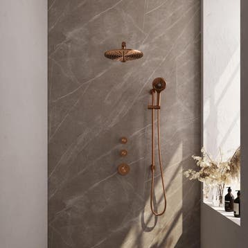 Brauer Copper Edition Thermostatische Regendoucheset Inbouw, Ophalen of Verzenden, Nieuw
