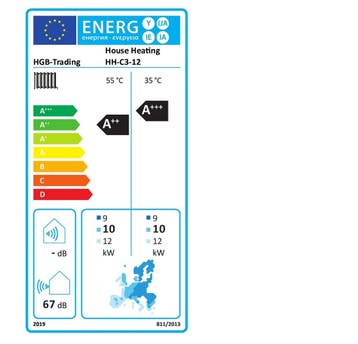 Househeating Warmtepomp 12 Kw Incl. Installatie, Nieuw