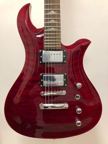 BC Rich - Eagle Masterpiece Rosso Dragon Blood Trasparent -, Nieuw