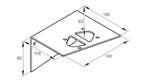 Eberspächer montagesteun B/B1L/3L/ D2L 105°, Ophalen of Verzenden, Nieuw