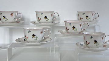 Villeroy & Boch - Koffie- en theeservies (6) - Petite Fleur