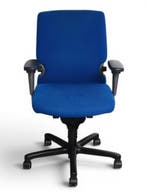 Haworth Comforto 77 bureaustoel, blauw, Overige plaatsen, Ophalen of Verzenden, Gebruikt, Stoel