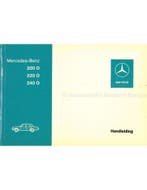 1974 MERCEDES BENZ E KLASSE INSTRUCTIEBOEKJE NEDERLANDS, Auto diversen, Handleidingen en Instructieboekjes