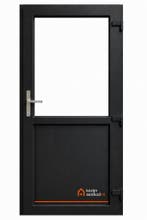 Antraciet Kunststof Deuren klink links -Direct uit Voorraad!, 75 tot 150 cm, Kunststof, Deurkozijn, Nieuw