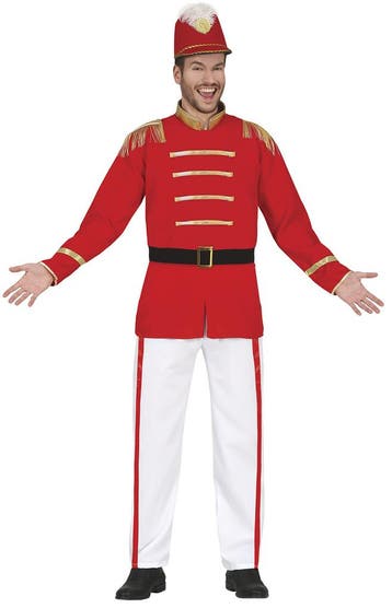 Majorette Kostuum Man Rood Martin, Ophalen of Verzenden, Nieuw