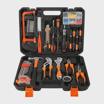 Uitgebreide Gereedschapskist Set - Multifunctioneel Handgere, Doe-het-zelf en Verbouw, Gereedschapskisten, Verzenden, Nieuw