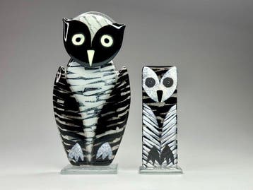 Studio Habrat - Beeldje - Owl (2) - fusie, Antiek en Kunst