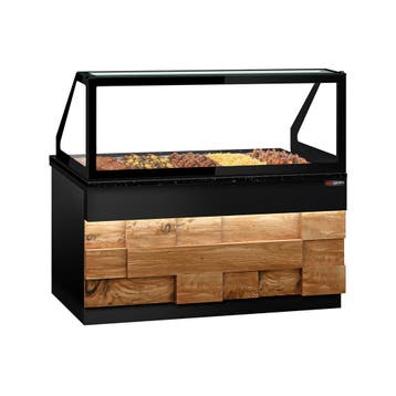 GGM Gastro | Warm buffet TORONTO - 1800mm - houten front - |, Verzenden, Nieuw in verpakking