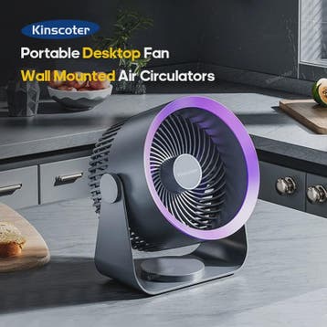 KINSCOTER Multifunctionele Draadloze Ventilator: Draagbaar,, Verzenden, Nieuw