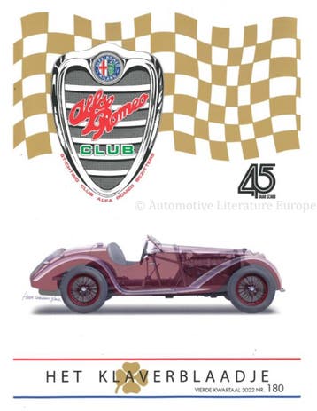 2022 ALFA ROMEO CLUB HET KLAVERBLAADJE 180 NEDERLANDS, Nieuw, Alfa Romeo, Author