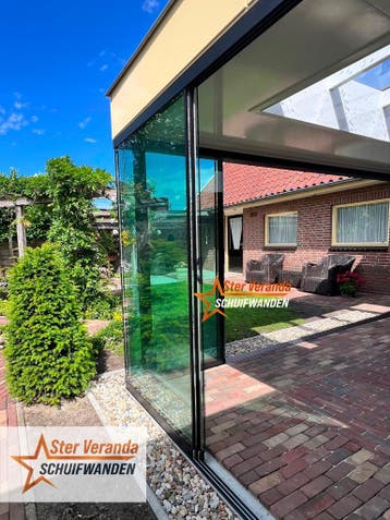 Glazen schuifwanden veranda | Vanaf €160 | Gratis bezorgd, Verzenden, Nieuw, Veranda