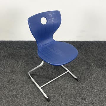 Blauwe Schoolstoel - PantoSwing Lupo | XL Kuipzitting, Huis en Inrichting, Stoelen, Ophalen of Verzenden, Gebruikt, Blauw