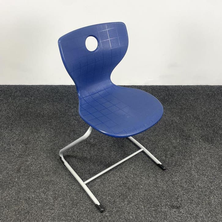 Blauwe Schoolstoel - PantoSwing Lupo | XL Kuipzitting, Huis en Inrichting, Stoelen, Blauw, Gebruikt, Ophalen of Verzenden