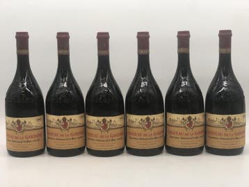 6 x 75cl Chateau de la Gardine, AOC Chateauneuf-du-Pape 1970, Ophalen of Verzenden, Nieuw, Frankrijk, Rode wijn