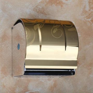 Gouden WC rol houder  Goudkleurige design toiletpapier houde, Verzenden, Nieuw