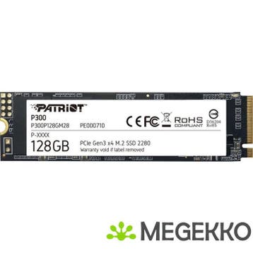 Patriot Memory P300 128GB NVMe SSD, Computers en Software, Harde schijven, Verzenden, Nieuw, Patriot