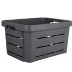 Groente- en fruitmand 25L 55x39,5x16,5cm Antraciet Kunststof, Ophalen of Verzenden, Nieuw