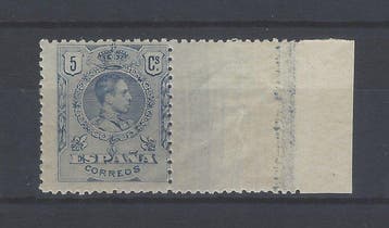 Spanje 1909/1922 - Zeer zeldzame Alfonso XIII-kleurfout -, Postzegels en Munten, Gestempeld