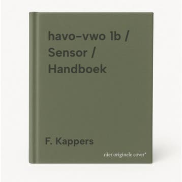 havo-vwo 1b / Sensor / Handboek - F. Kappers 9789034567864, Verzenden, Gelezen, F. Kappers
