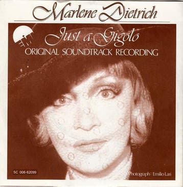 vinyl single 7 inch - Marlene Dietrich - Just A Gigolo, Verzenden, Zo goed als nieuw, 7 inch, Pop