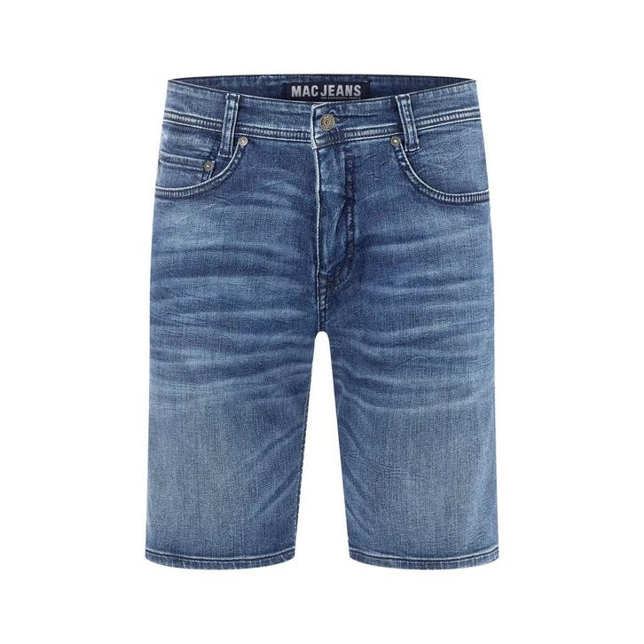 MAC • Arne bermuda blauw • W33, Kleding | Heren, Broeken en Pantalons, Blauw, Nieuw, Verzenden