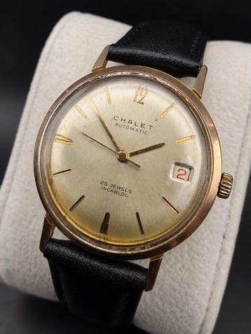 Chalet - Automatic Swiss– 25 Jewels – Incabloc - 1960s/70s -, Nieuw