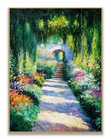 Stefano - Garden Path in Bloom