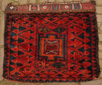 Vloerkleed - 44 cm - 51 cm - kamelentas tribaal