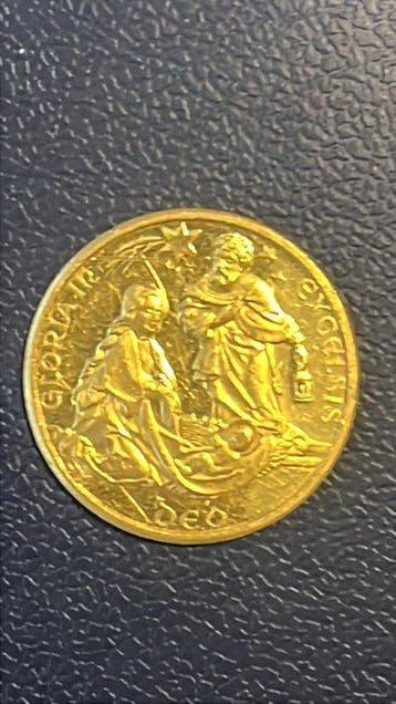 Duitsland. Gold medal ND, Gloria in Excelsis Deo, 3 gr